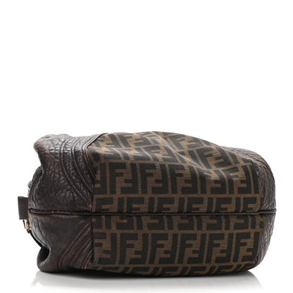 Fendi Zucca Nappa Nuvolata Vitello Tortuga Spy Bowler Tobacco Moro 4 of 11