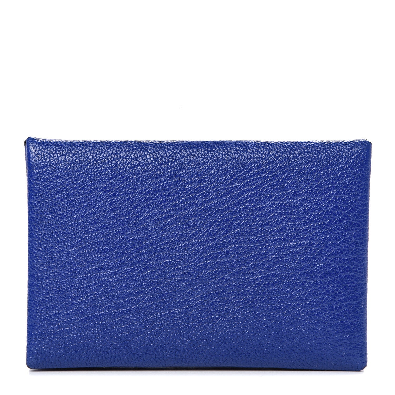 Hermes Chevre Mysore Calvi Card Case Bleu Electrique 1 of 6