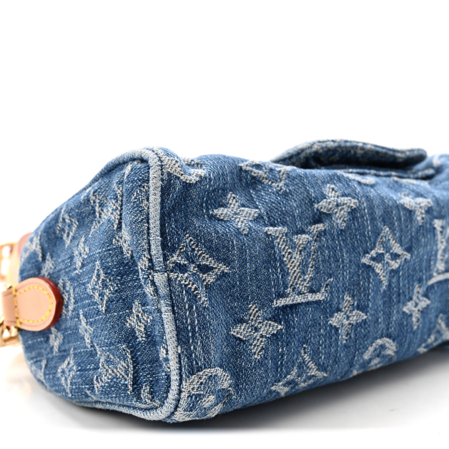 Louis Vuitton Monogram Denim Nano Speedy Blue 8 of 9