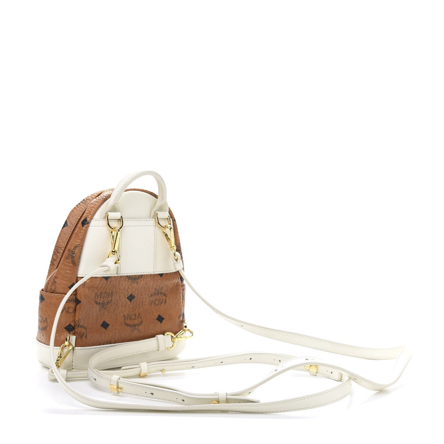 Visetos X-Mini Stark Backpack Cognac White