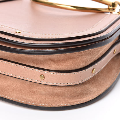 Chloe Calfskin Suede Small Nile Bracelet Bag Biscotti Beige 8 of 9