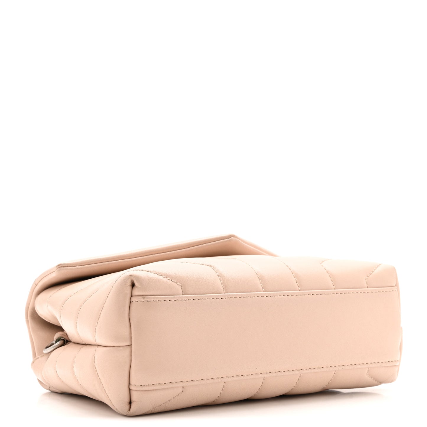 Calfskin Y Quilted Monogram Toy Loulou Crossbody Bag Nude Powder