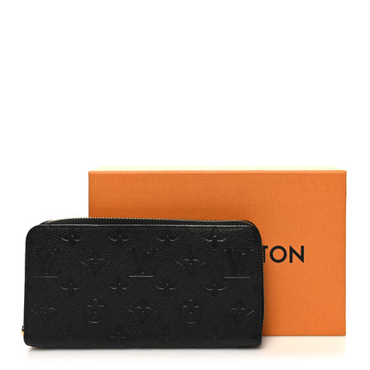 Louis Vuitton Empreinte Zippy Wallet Black 8 of 8