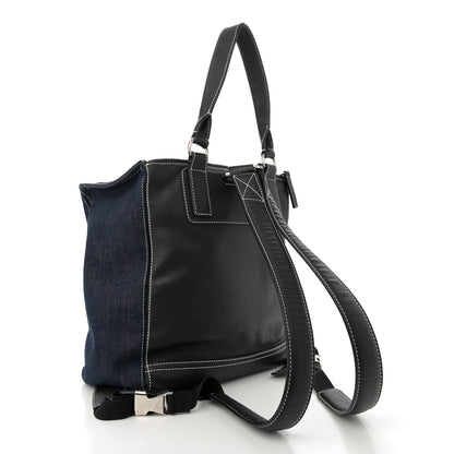 Givenchy Denim Pandora Backpack Blue 3 of 15