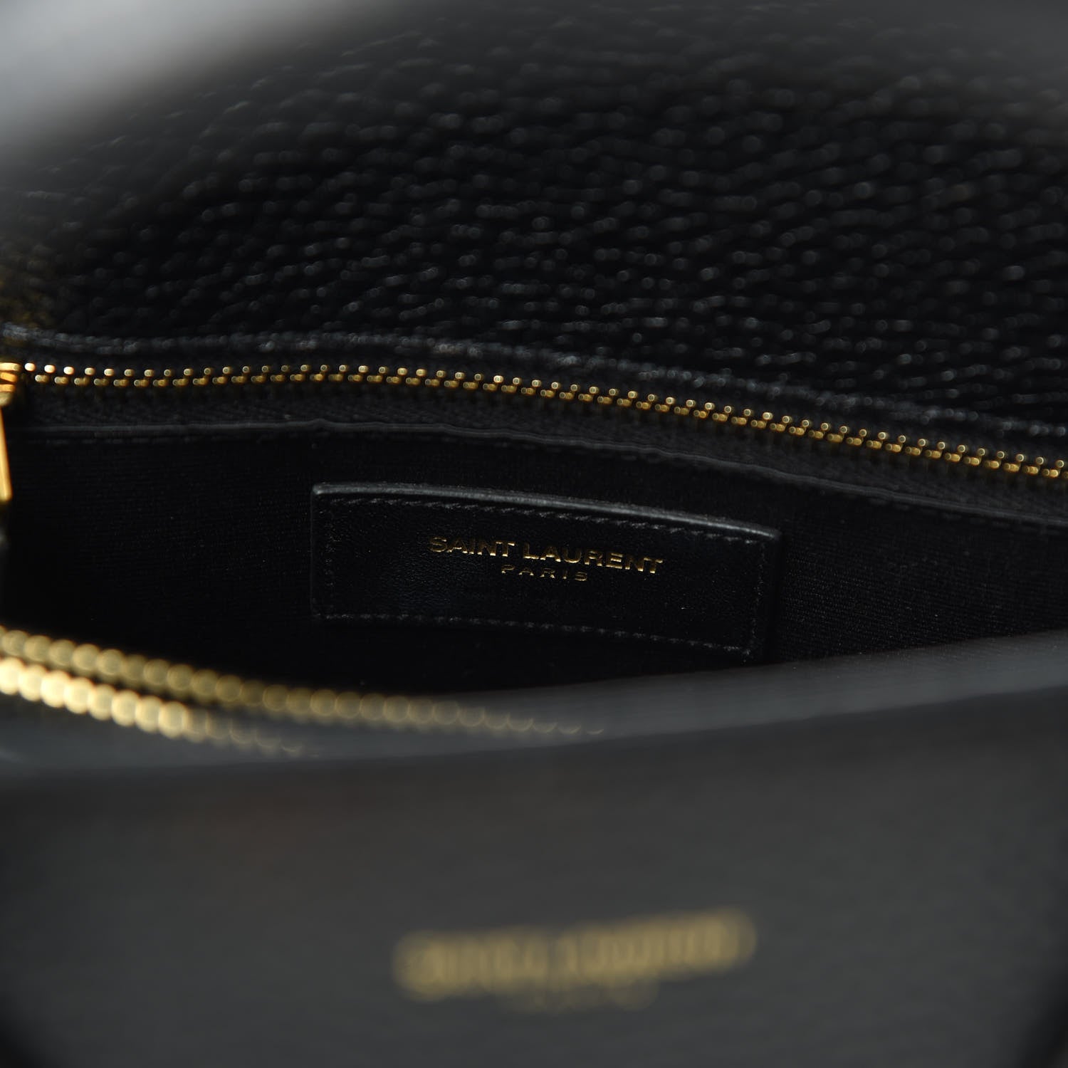Saint Laurent Grained Calfskin Small Sac De Jour Black 8 of 9