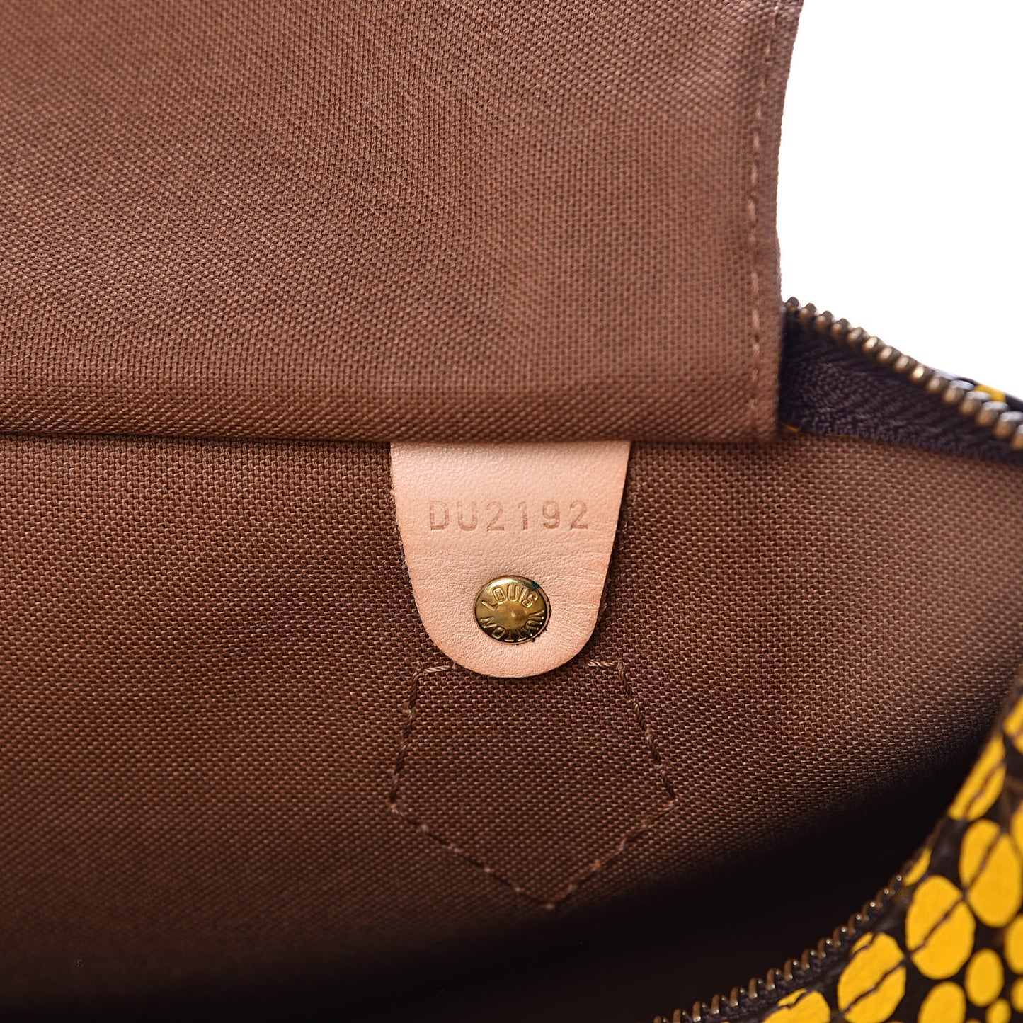 Monogram Kusama Town Speedy 30 Yellow