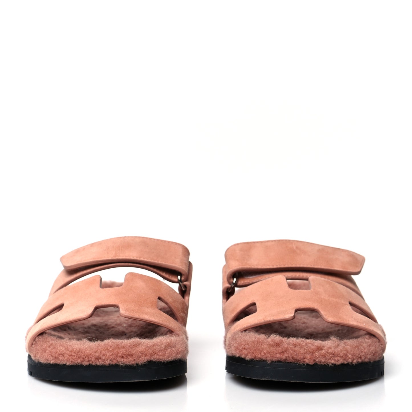 Suede Goatskin Woolskin Womens Chypre Sandals 36 Rose Aube