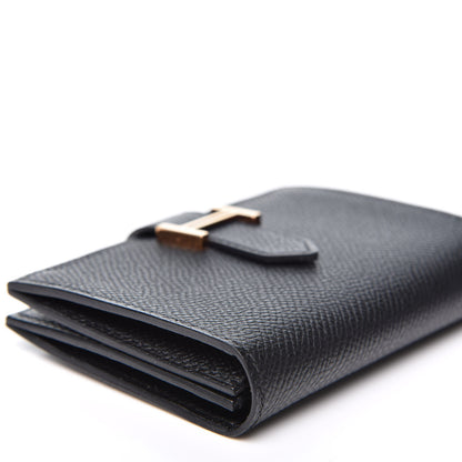 Hermes Epsom Bearn Card Holder Wallet Black 5 of 8