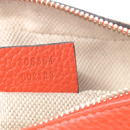 Gucci Pebbled Calfskin Small Soho Disco Bag Sun Orange 7 of 10