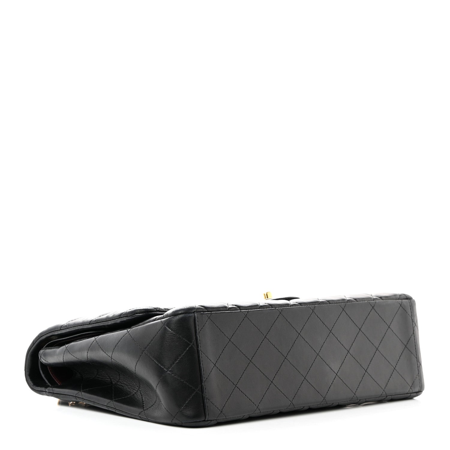 Chanel Lambskin Quilted Maxi Double Flap Black 4 of 22