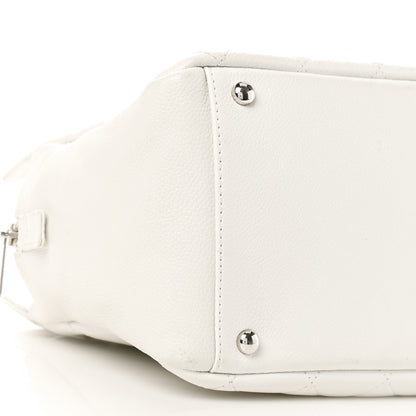 Chanel Caviar Quilted Petit Timeless Tote PTT White 8 of 9