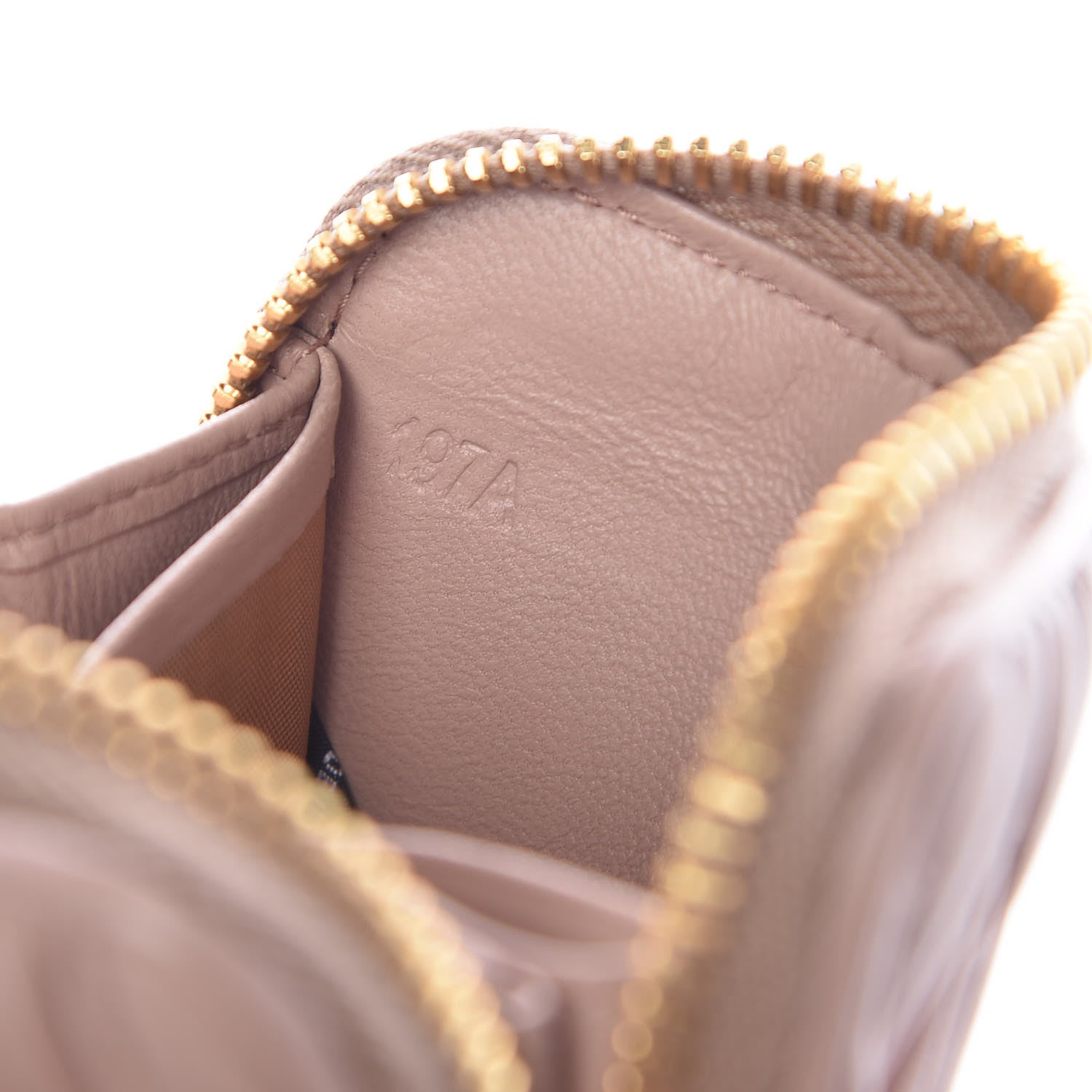 Miu Miu Nappa Matelasse Lux Coin Purse Cammeo 8 of 10