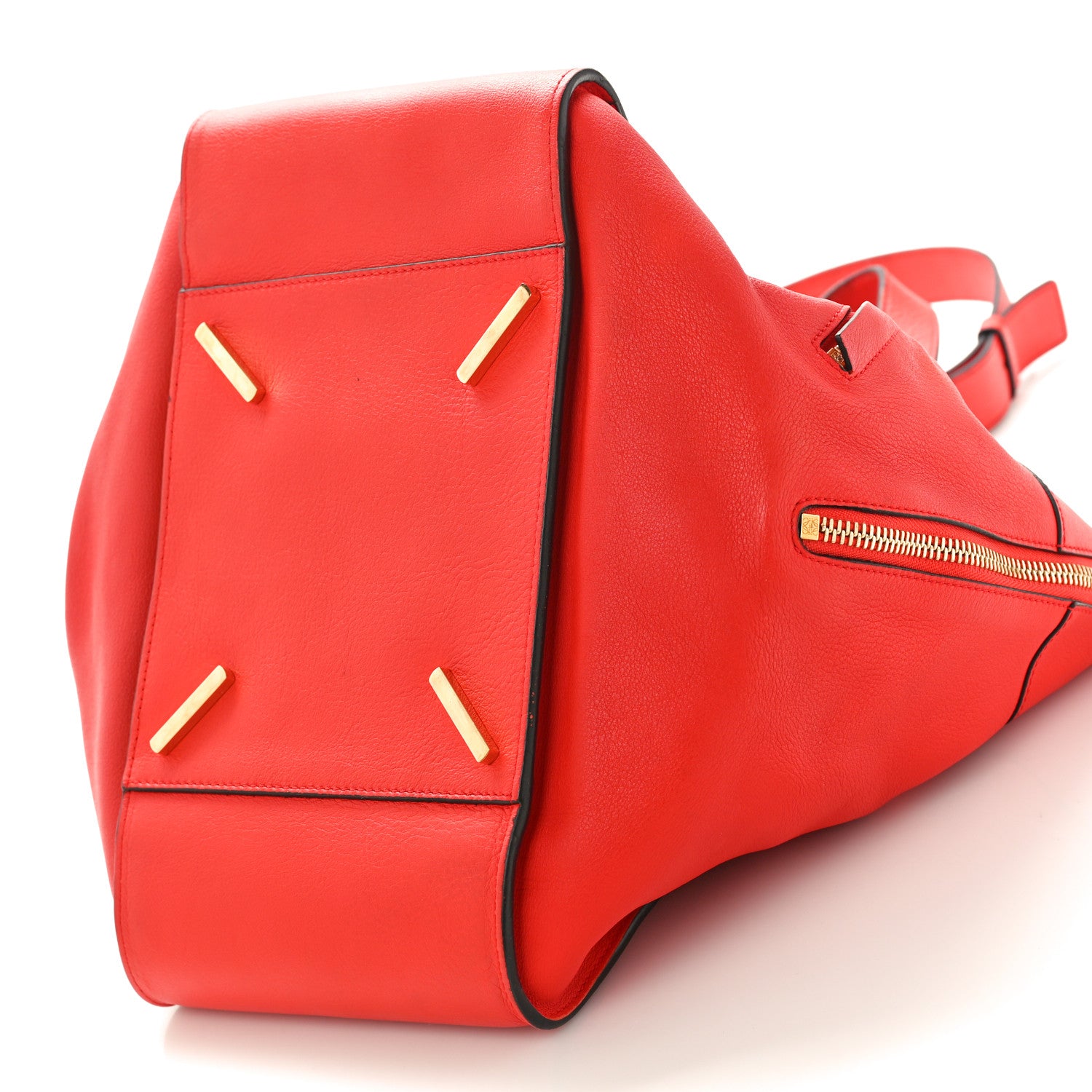 Loewe Calfskin Medium Hammock Shoulder Bag Scarlet Red 10 of 11