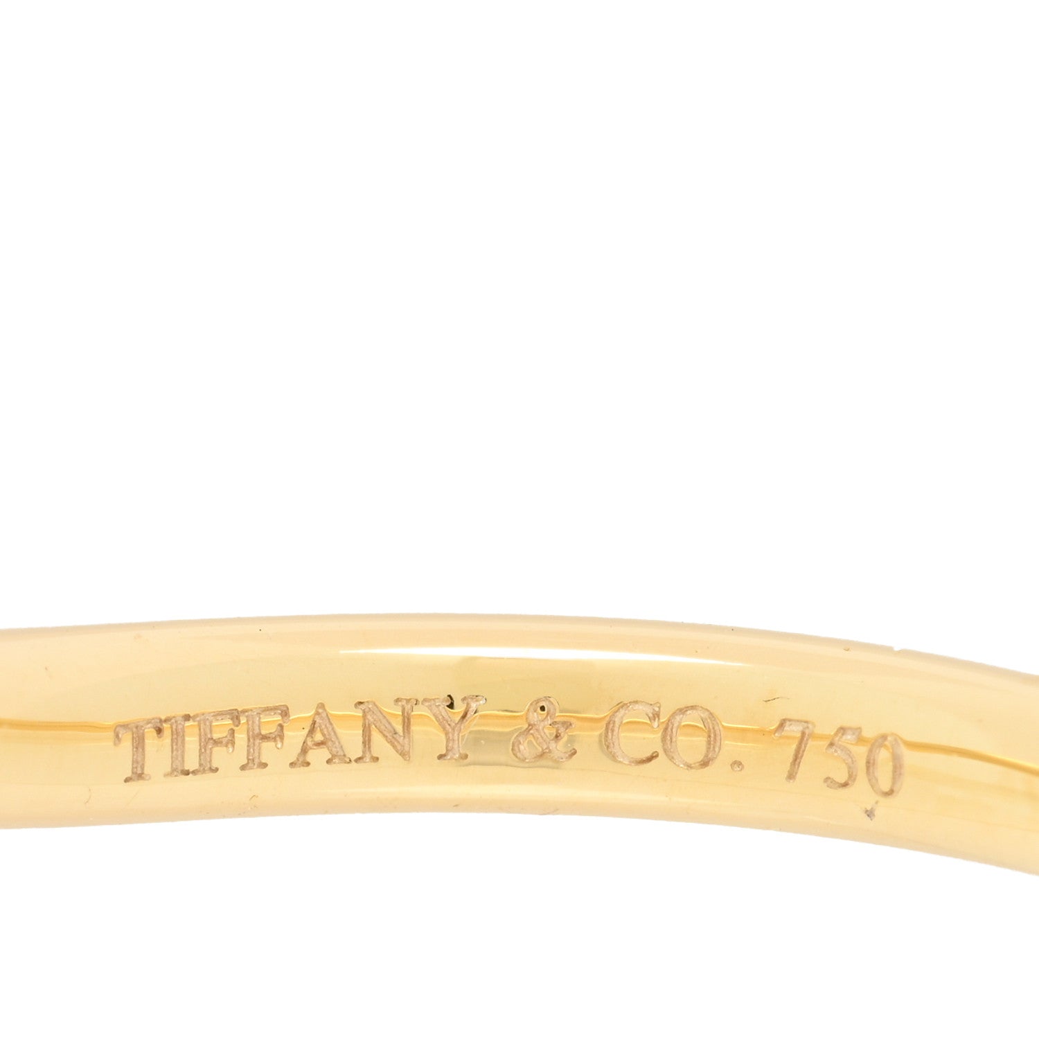 Tiffany 18K Yellow Gold Elsa Peretti Wedding Band Ring 49 5 5 of 5