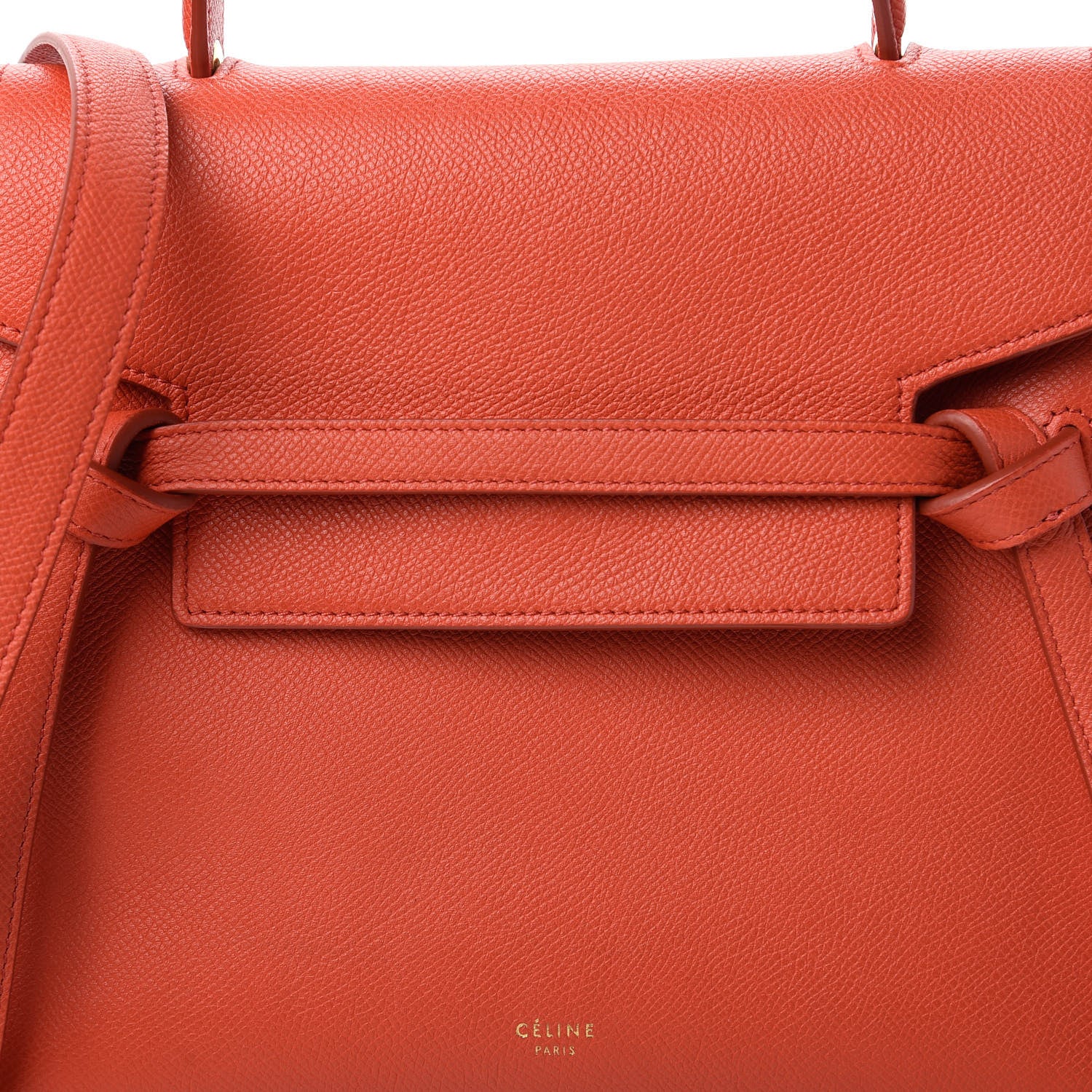 Celine Baby Grained Calfskin Micro Belt Bag Poppy 10 of 10
