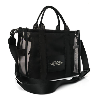 Marc Jacobs Nylon The Mesh Medium Tote Bag Blackout 4 of 11