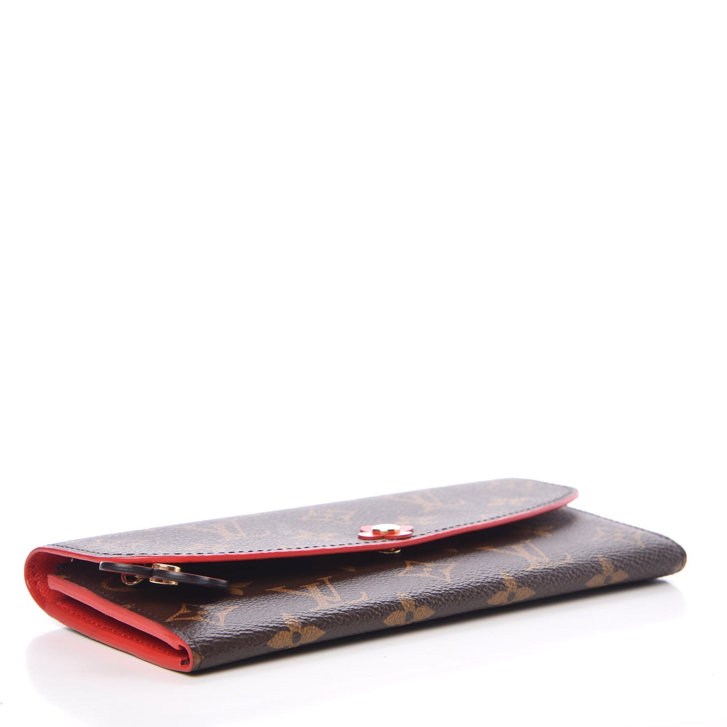 Monogram Bloom Flower Emilie Wallet Coquelicot