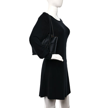 Bottega Veneta French Calfskin Maxi Intrecciato Arco 33 Black 2 of 12