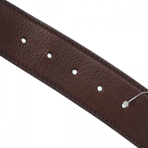 Prada Leather Crocodile Embossed Buckle Belt 75 30 Brown 6 of 10