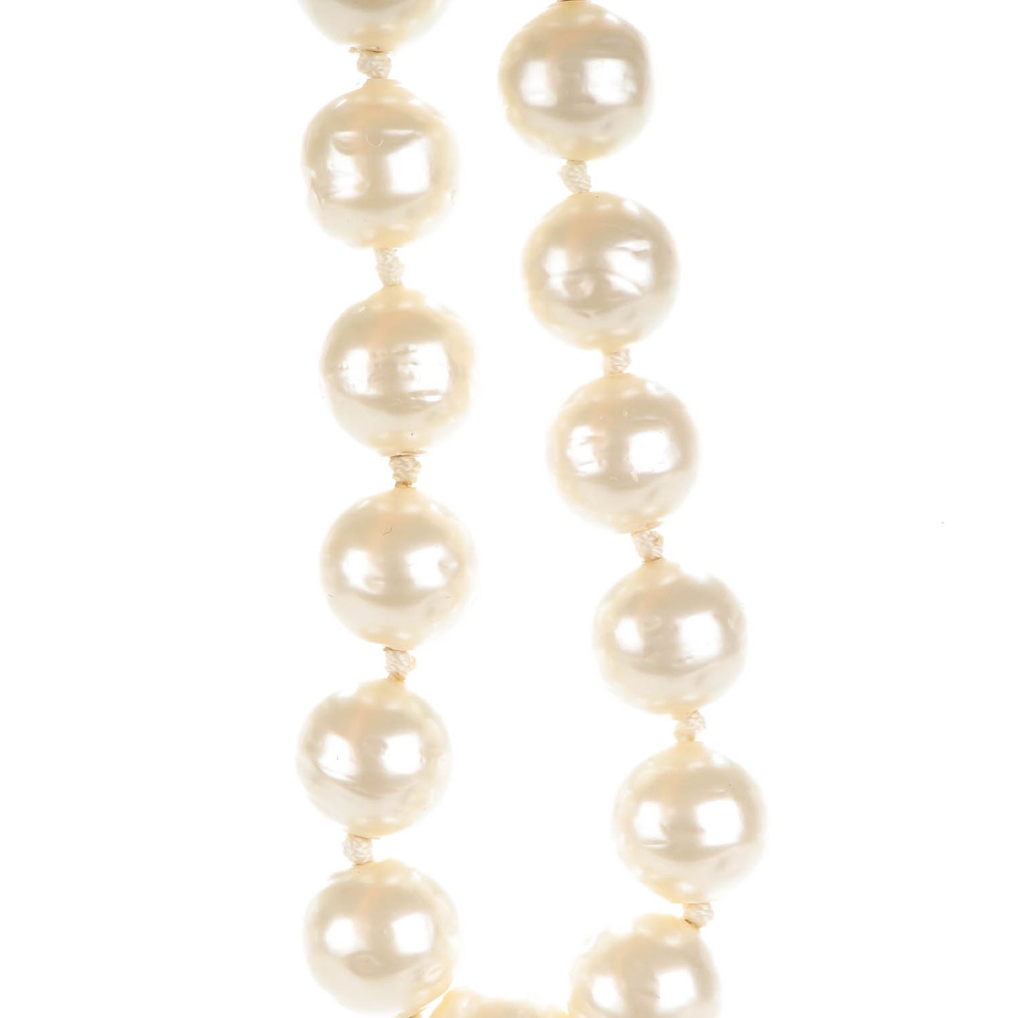 Baroque Pearl Short Necklace Silver Blue