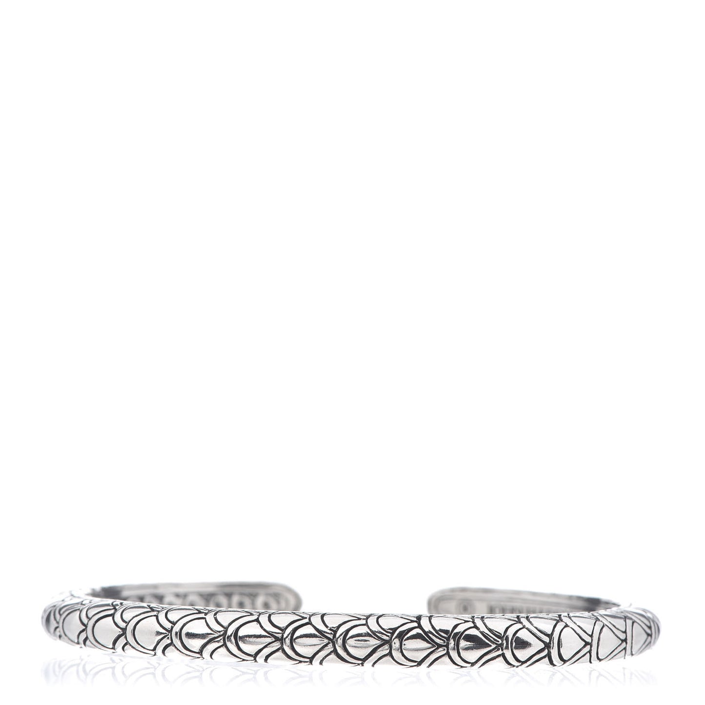 Sterling Silver 6mm Slim Naga Cuff Bracelet