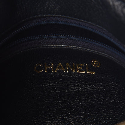 Chanel Lambskin Quilted Flap Tassel Camera Case Navy 6 of 9