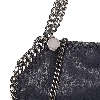 Stella McCartney Shaggy Deer Mini Falabella Fold Over Tote Navy 9 of 9