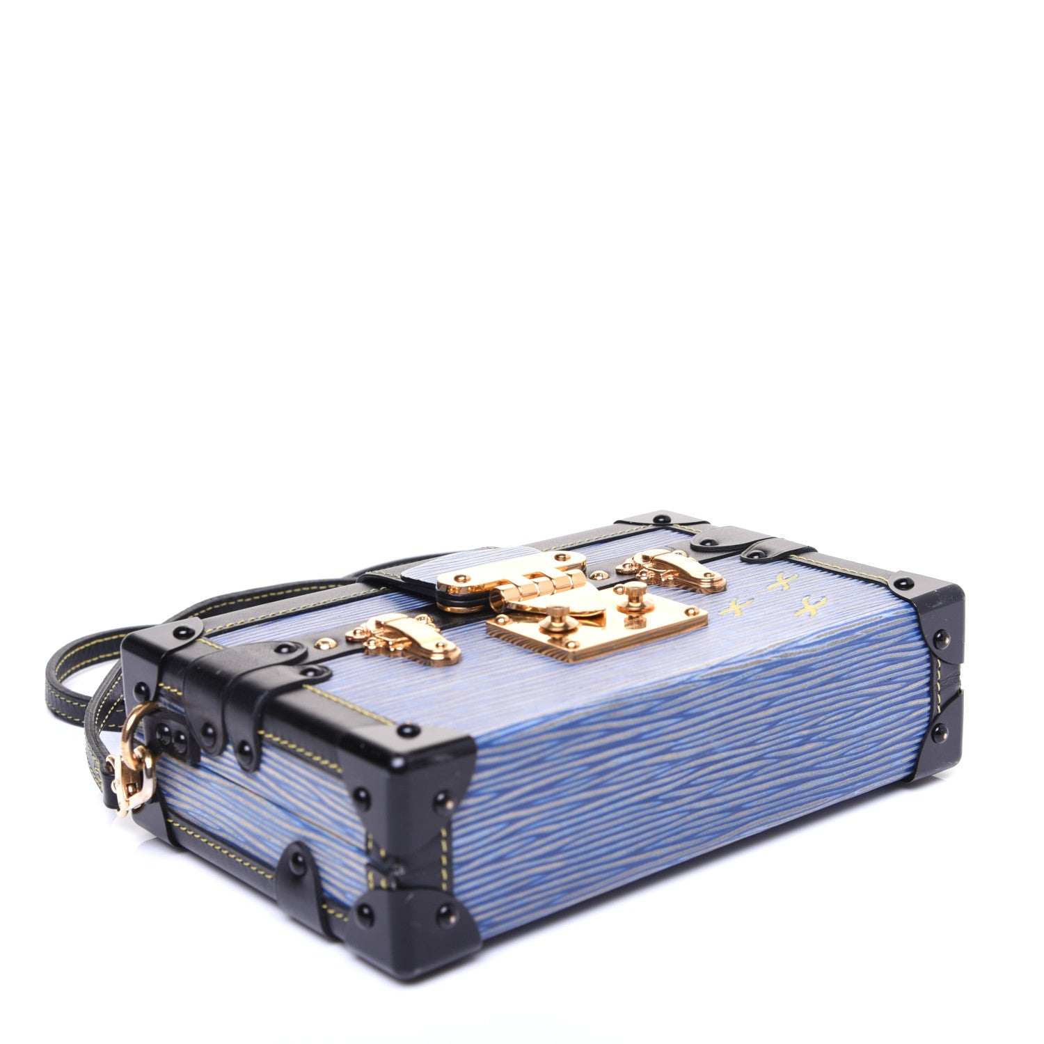 Louis Vuitton Epi Petite Malle Denim Light 5 of 10