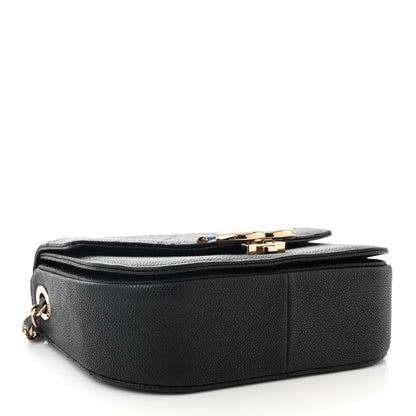 Chanel Grained Calfskin Quilted Small Cuba Top Handle Flap Black 4 of 11