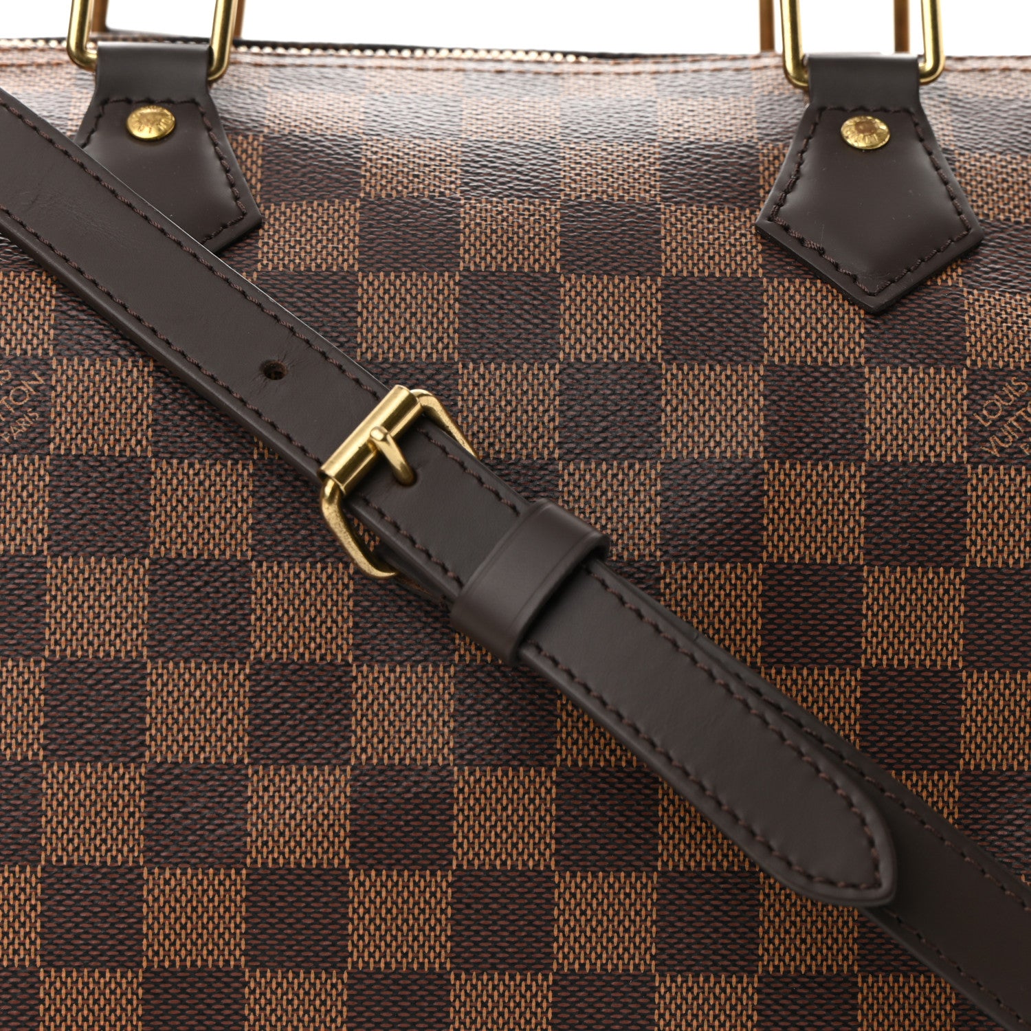 Louis Vuitton Damier Ebene Speedy Bandouliere 30 8 of 10