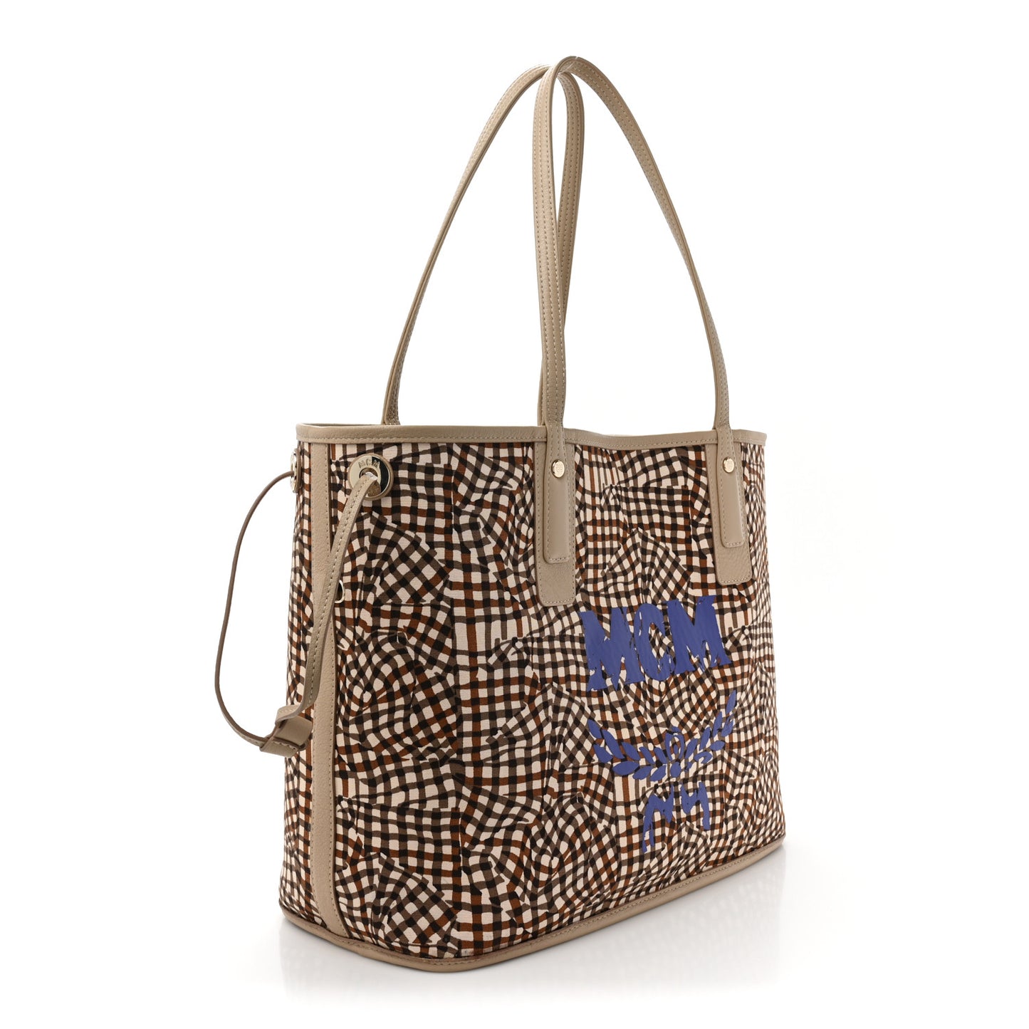 Visetos Medium Liz Reversible Shopper Tote Beige