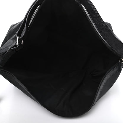 Gucci Nylon Monogram Travel Hobo Black 4 of 6