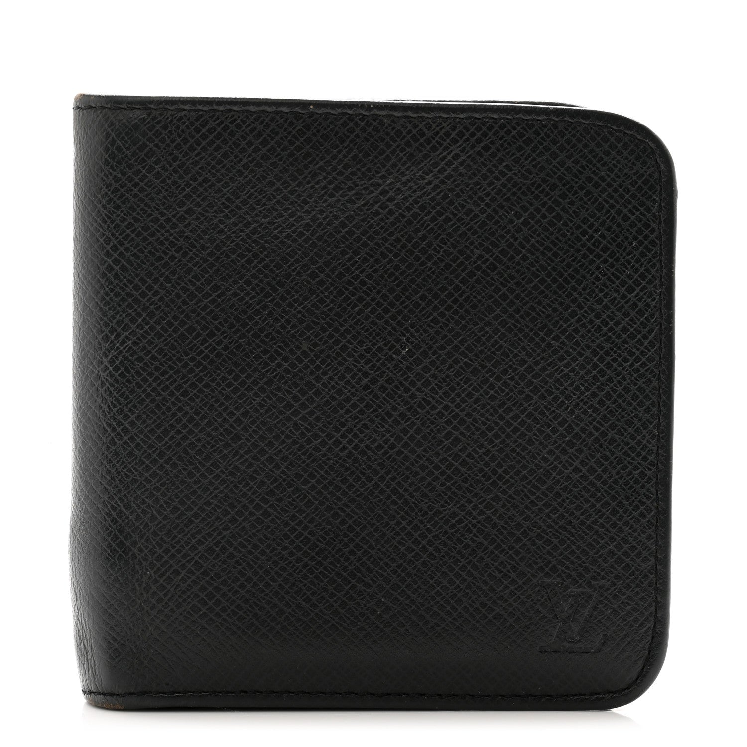 Louis Vuitton Taiga Zip Wallet Black 1 of 10