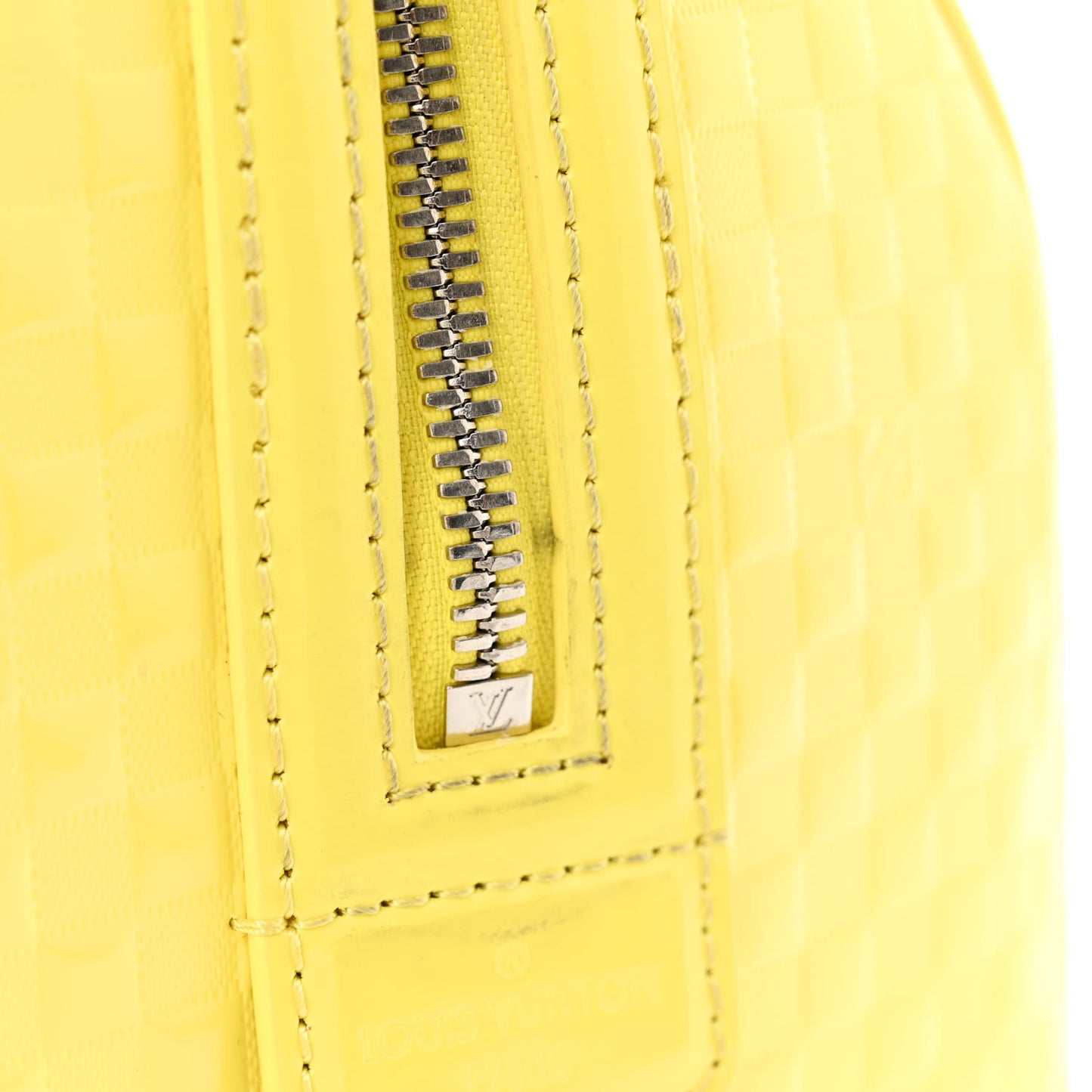 Damier Facette Speedy Cube PM Yellow