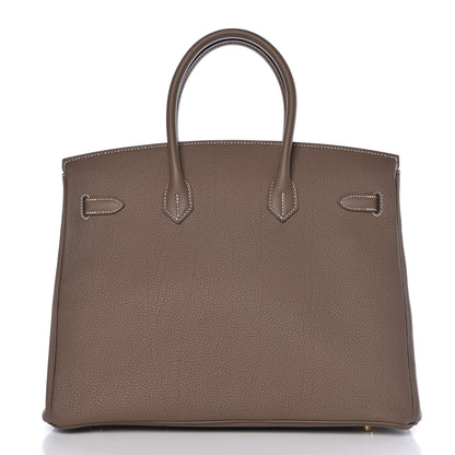 Hermes Togo Birkin 35 Etoupe 5 of 39