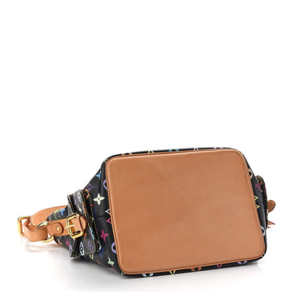 Louis Vuitton Monogram Multicolor Petit Noe Black 4 of 9