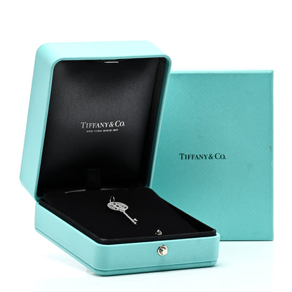 Tiffany Platinum Diamond Small Bubbles Key Pendant 5 of 5