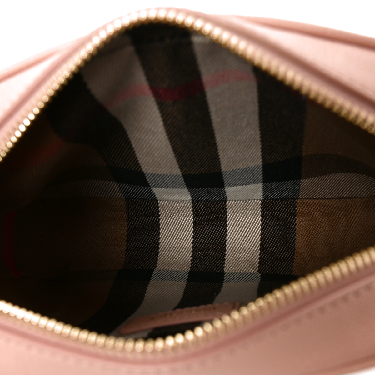 Burberry Calfskin Mega Check Small Camera Bag Dusty Pink 4 of 8