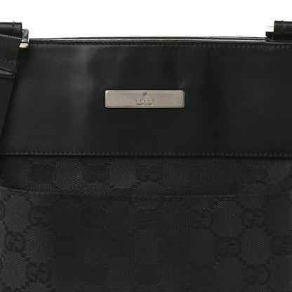 Gucci GG Monogram Messenger Crossbody Bag Black 8 of 11