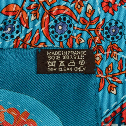 Hermes Silk Pique Fleuri de Provence Scarf 90 7 of 8