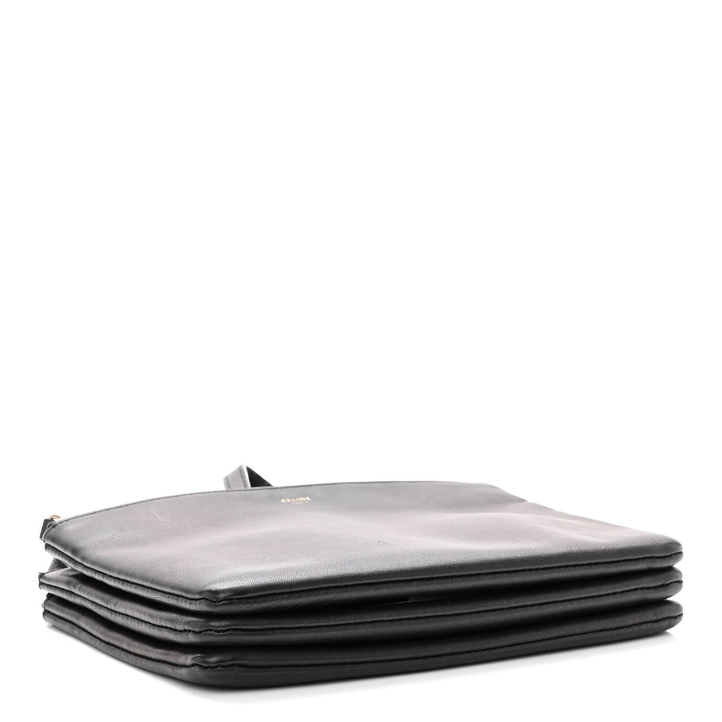 Lambskin Small Trio Crossbody Bag Black