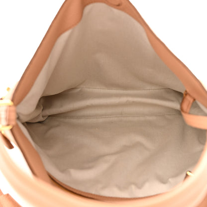 Tom Ford Pebbled Calfskin Large Alix Padlock Zip Hobo Bag Nude 6 of 11