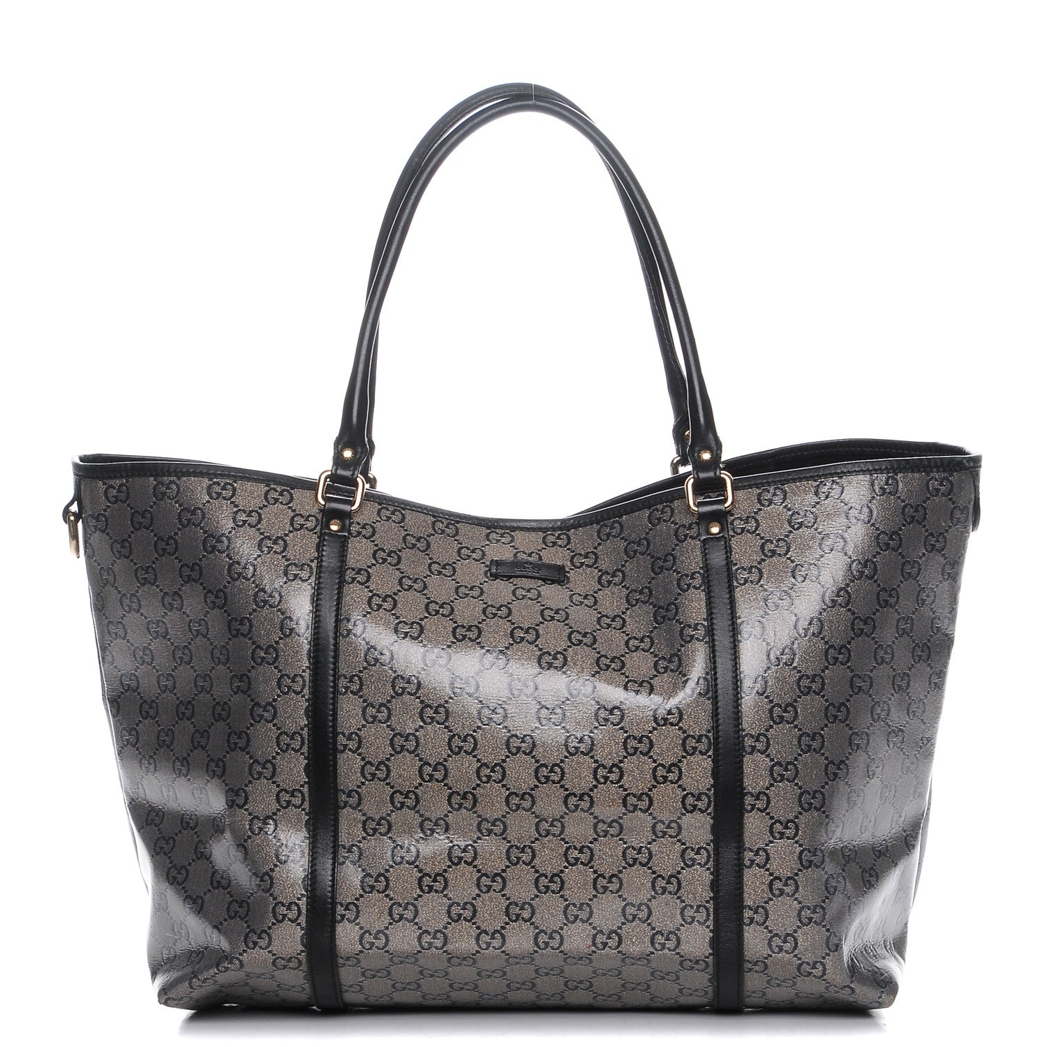 Gucci Crystal Monogram Large Joy Tote Black 1 of 7