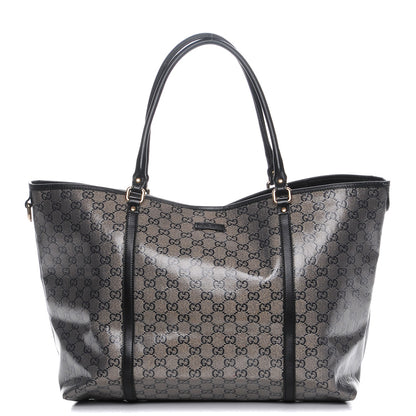 Gucci Crystal Monogram Large Joy Tote Black 1 of 7