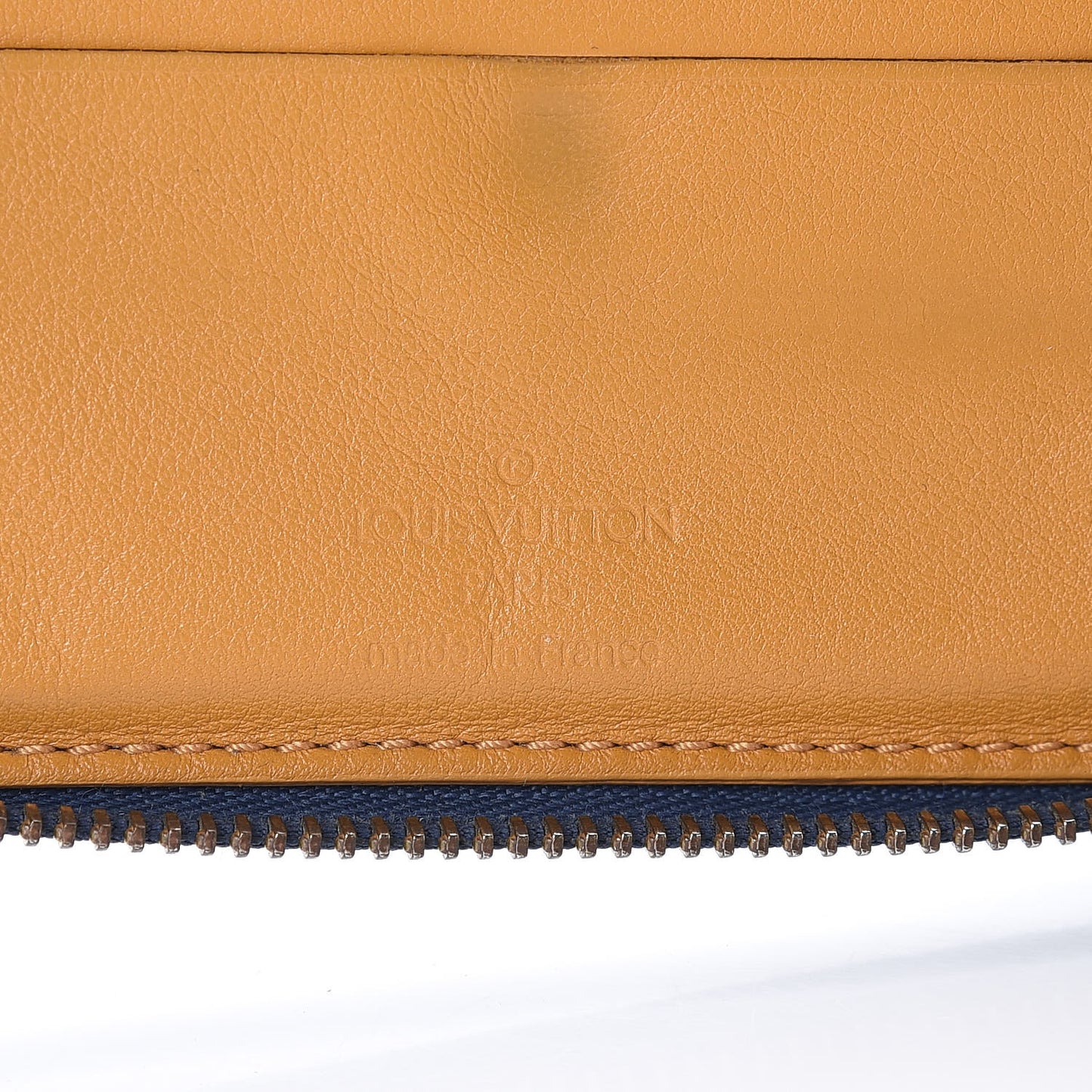 Denim Zip Compact Wallet Blue