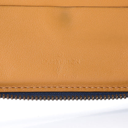Louis Vuitton Denim Zip Compact Wallet Blue 6 of 14