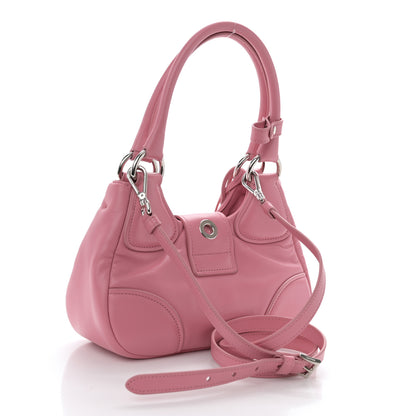 Prada Nappa Soft Padded Re-Edition 2002 Moon Bag Geranio 3 of 9