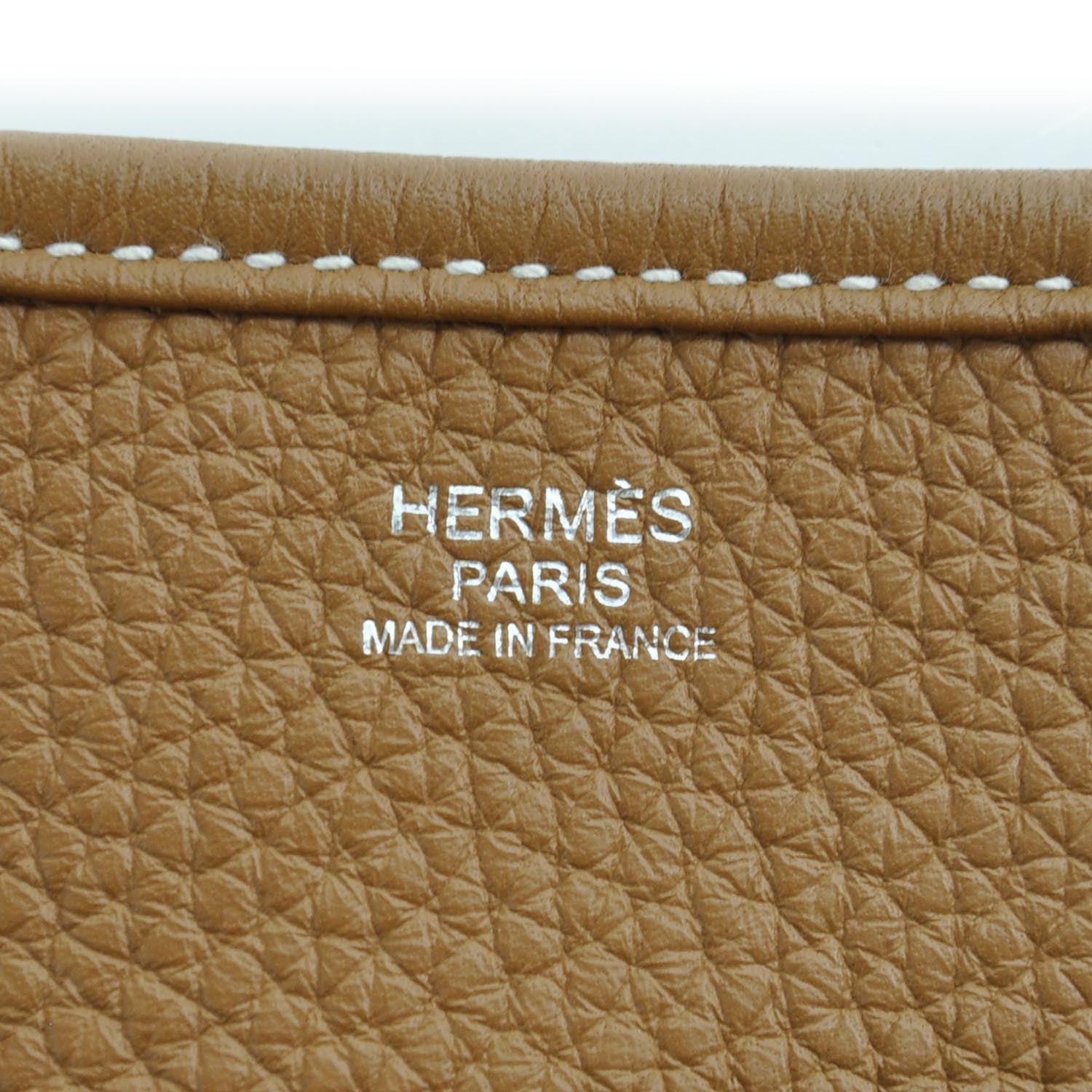 Hermes Taurillon Clemence Evelyne III GM Gold 7 of 8