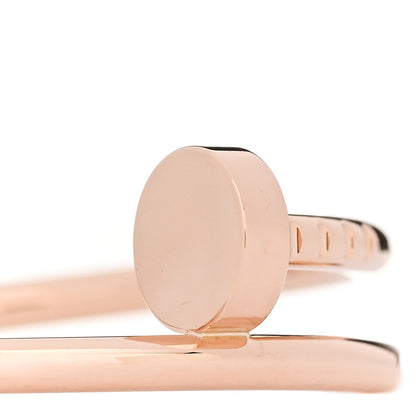 Cartier 18K Pink Gold Small Juste Un Clou Ring 62 10 4 of 5