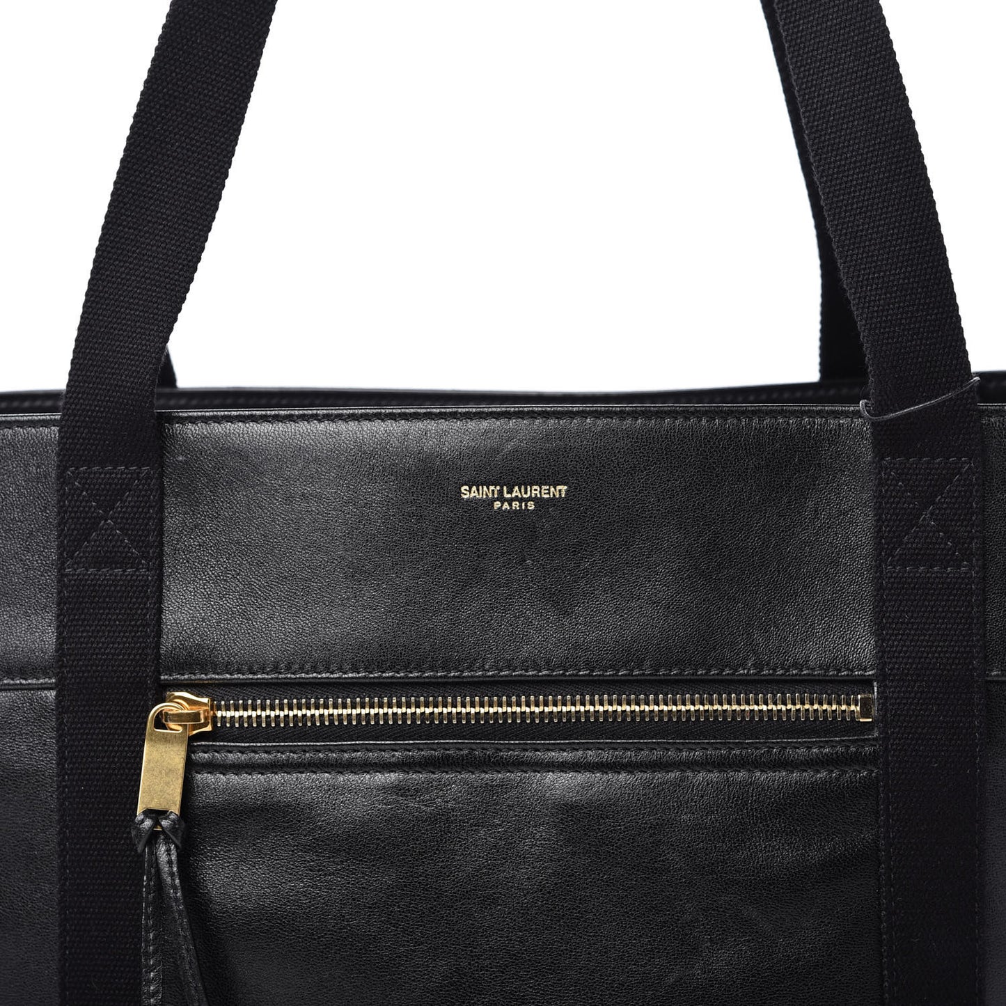 Calfskin Small Daily Cabas Shopping Tote Black